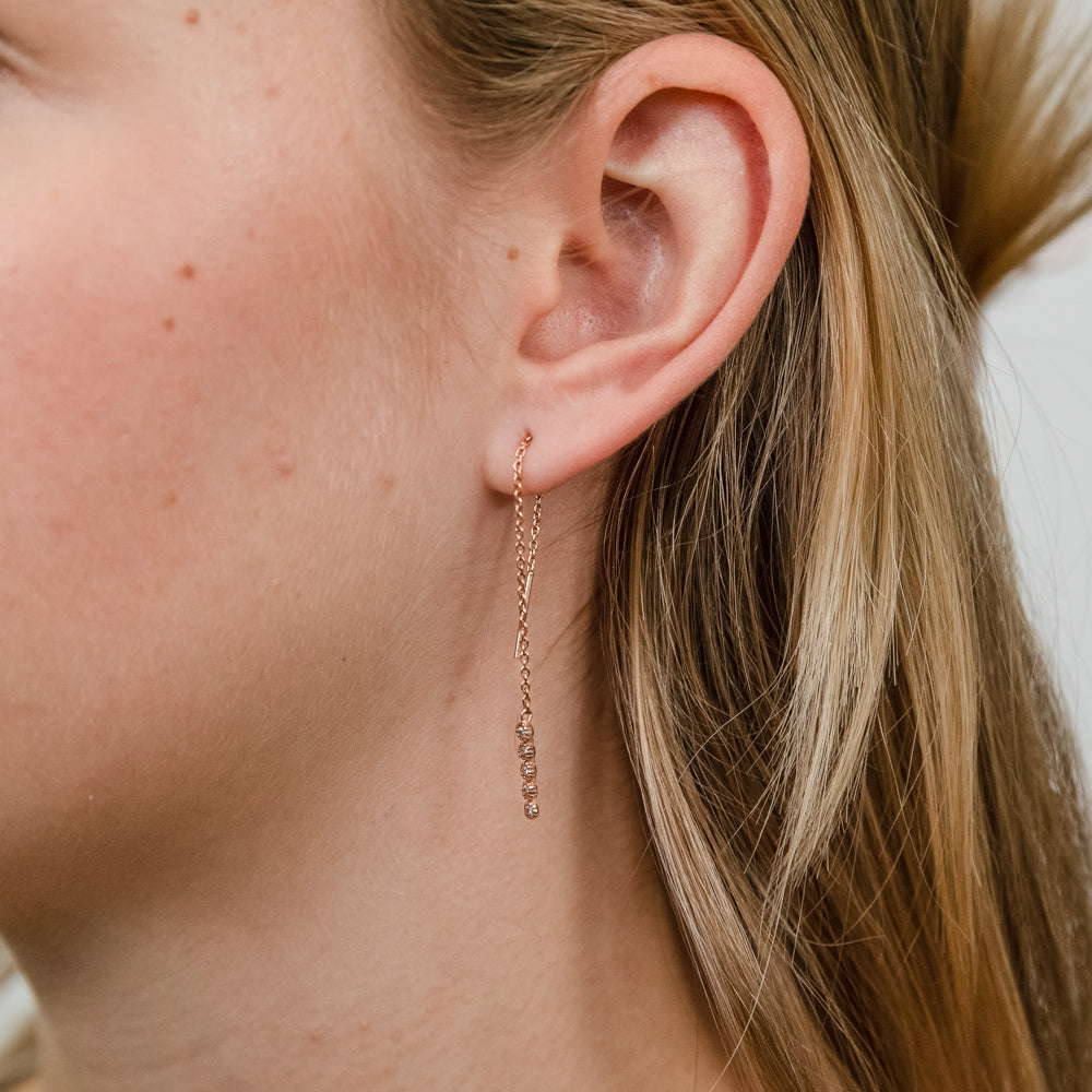 Star Threader Earrings | Nine Pointed - Nari Jewelry – narijewelry